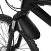 Mudguard Set, Front and Rr Tire Mudguards with Cable Ties, for Most  s Black Plastic