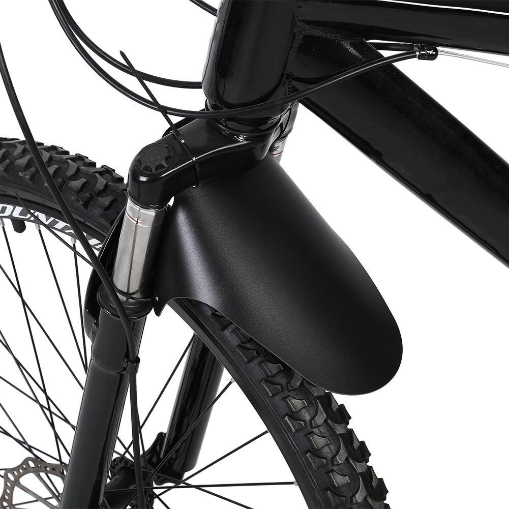 Mudguard Set, Front and Rr Tire Mudguards with Cable Ties, for Most  s Black Plastic