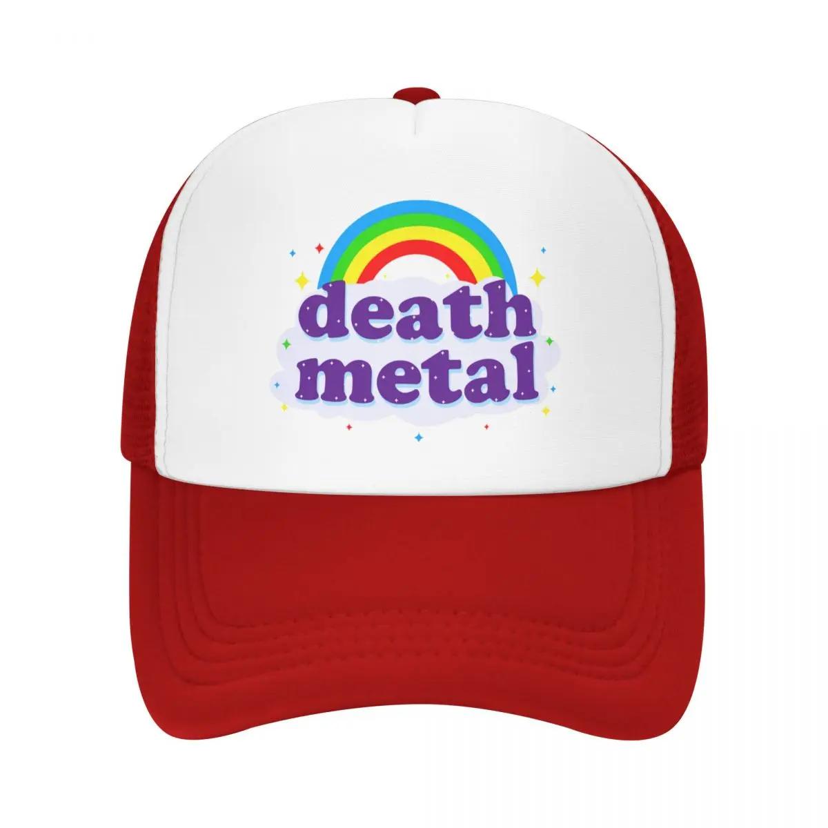 Punk Rock Music Death Metal Baseball Cap for Unisex Women Breathable Trucker Hat PerforUnisexce Snapback Hats Summer Caps Trucker Hat