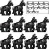 Military Building Blocks Solider Knights Figures Gifts Equipments Accessories Mount Medieval Ancient Warhorse Saddle Horse Rope