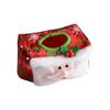 Christmas Themed Tissue Holder Skin Friendly For Kids Festival Home Decoration HX6C