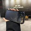 Luxury Plating Laser Camera Magnetic Case For 18 17 16 15 14 Pro Max Glass Lens Shockproof For Magsafe Hard Full Cover