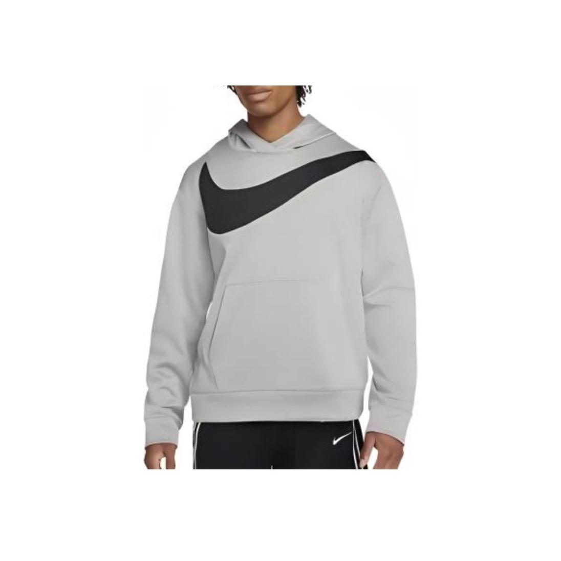 

Nike Logo Printed Hooded Long Sleeve Sweatshirt Men sweatshirt Gray DM0992-063 L