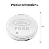 LLKC3 Ford Car Glowing Coasters LED Light Water Cup Mat For Ford Focus Fiesta Mondeo Explorer Kuga Car USB Charging Coasters keychain