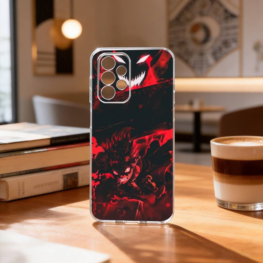 

Black Clover A-Asta Cool Phone Case For Samsung S25,S24,S21,S22,S23,S30,Ultra,S20,Plus,Fe Transparent Cover Samsung S23ULTRA5G