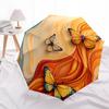 1pc Butterfly Flow Automatic Folding Umbrella - 8-Rib Compact Travel Umbrella Durable & Portable for Outdoor Use, Perfect Gift for Birthdays038