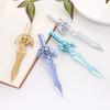 2Pcs Ancient Swords Shape Gel Pen with Black Ink Martial Arts
