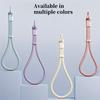 Universal phone wrist strap featuring anti-theft self-locking buckle. Durable anti-drop design, great for outdoor activities.