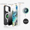 Sea Tropical Palm Trees Beach Phone Magnetic Case For IPhone 16 14 13 12 11 15 Pro Max Plus For Magsafe Wireless Charge Cover