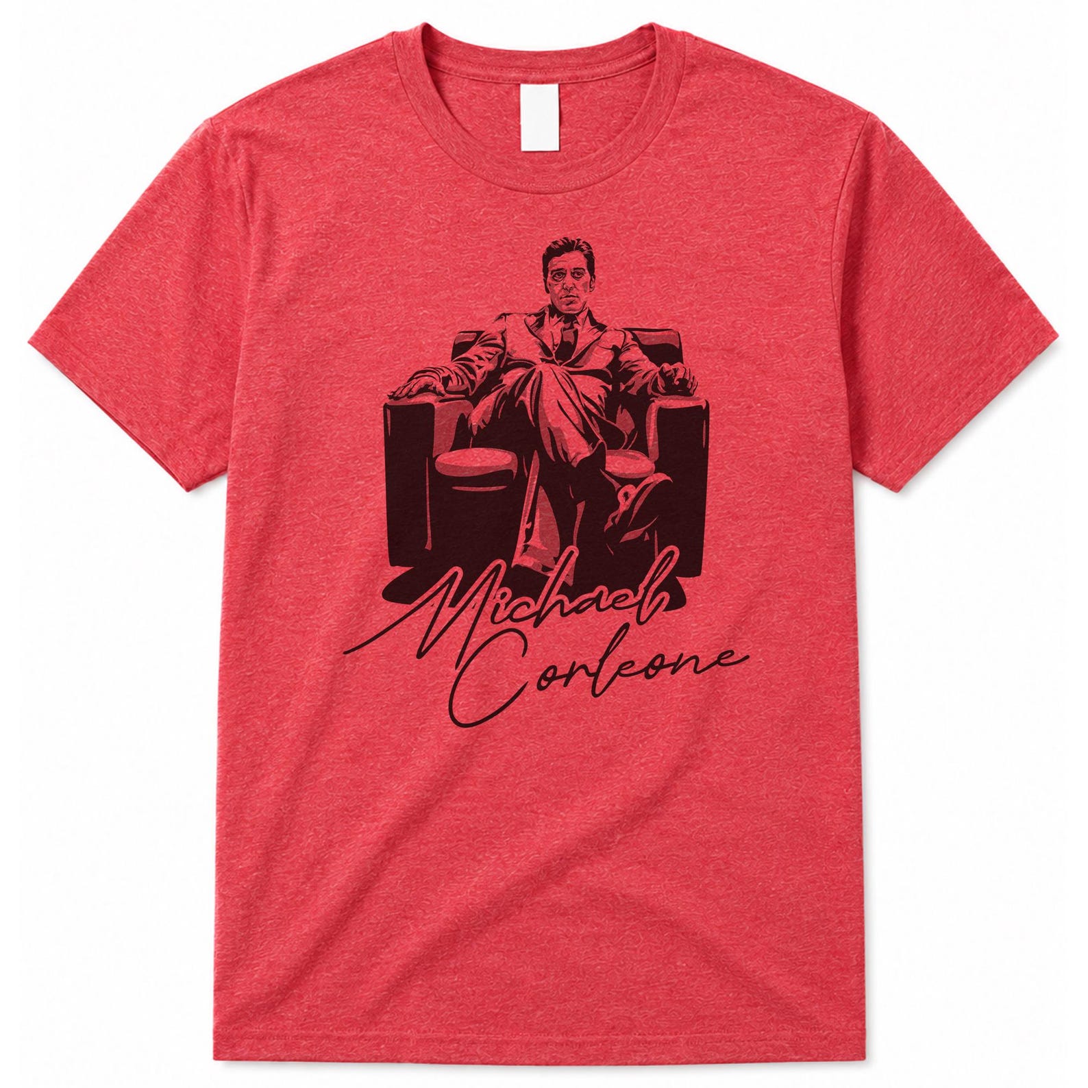 Michael Corleone The Godfather Part II 2 Two III 3 Three Trilogy Don Vito Sonny Fredo Genco Olive Oil Chair Office Lake Tahoe Tee T Shirt 2XL