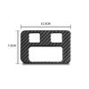 For Cadillac ATS ATSL 2013- Carbon Fiber Headlight Switch Panel Cover Trim