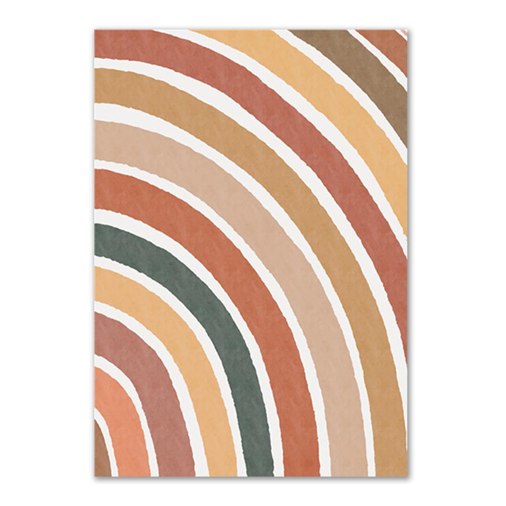 Pepinieră Boho Wall Art Poster Print Sun Rainbow ABC Urs Pânză Picturi Decorare Copii Dormitor Poze de perete Decorare Artă