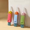 3 In 1 Bottle Gap Cleaner Brush Multifunctional Cup Cleaning Brushes Water Bottles Clean Tool Mini Silicone U-shaped Straw Brush
