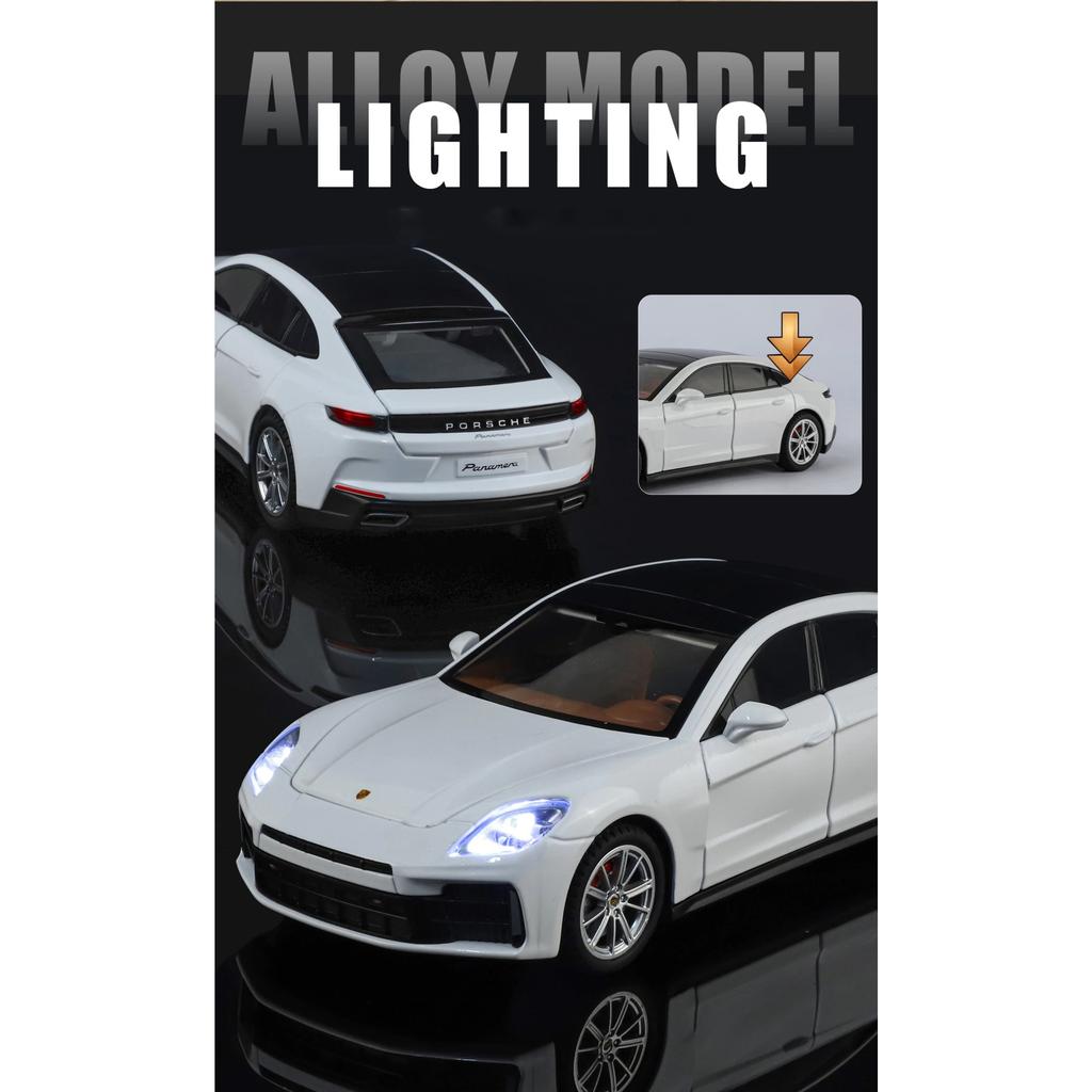 NEW 1/24 Porsche Panamera Supercar Alloy Model Car Toy Diecasts Metal Casting Sound and Light Car Toys for Children Vehicle