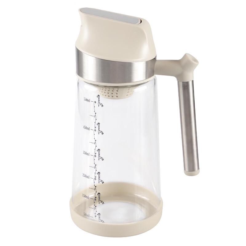 ZISIZ Auto-Flip Glass Oil Dispenser Set
