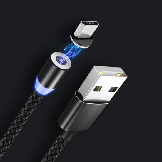 1/2m 3.1A Micro USB Type-C Magnetic Fast Charging Data Cable for Android iPhone