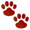 Dog Footprint PVC Door Mirror Car Stickers Windshield Decals Autos Window Decal Footprint Sticker