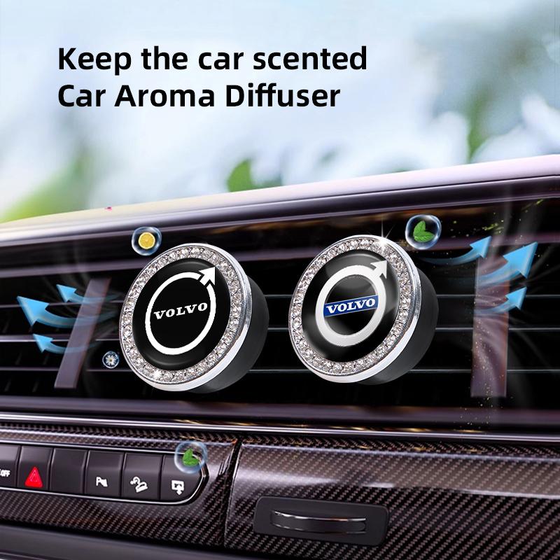 Fcvdz6 Car Fragrance Clip Air Vent Oil Perfume Diffuser Aromatherapy For Volvo XC90 V90 V60 XC60 V40 EC40 EX40 S80 S60 S90 C40 XC40 V70