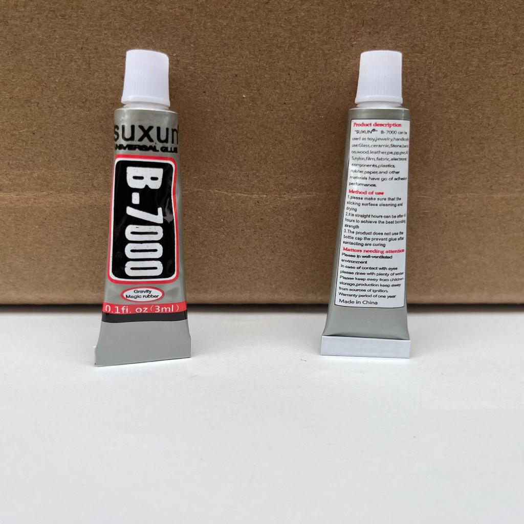 B7000 Strong Transparent Glue for DIY Jewelry, Mobile Frame Repair, and Sticky Diamonds
