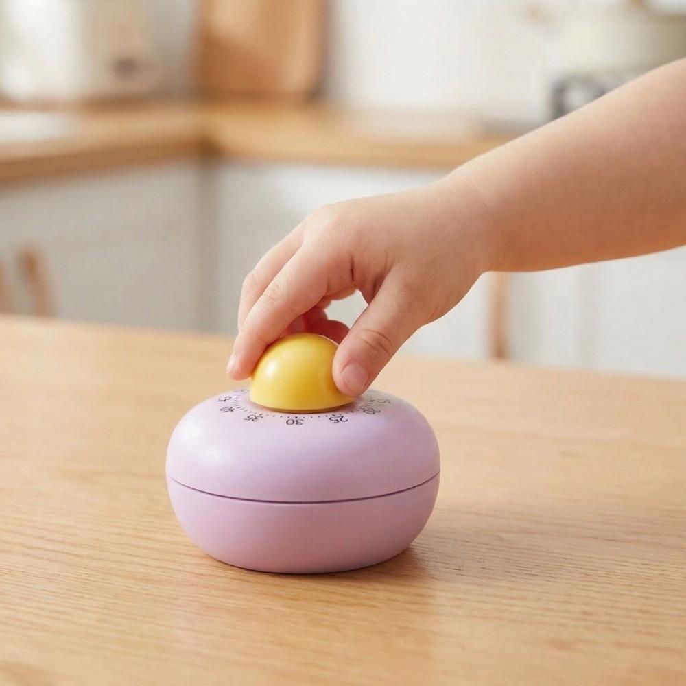 Mechanical Operation Kitchen Cooking Timer Magnetic Suction Children Study Timer  Time Management