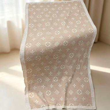 Hemp Gauze Bath Towel 80 × 160 Enlarged And Thickened Absorbent Household Bath Towel Soft And Cool Bath Towel