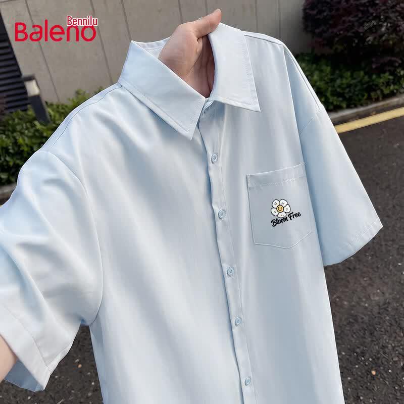 Baleno Men s Casual Short Sleeve Shirt 3XL