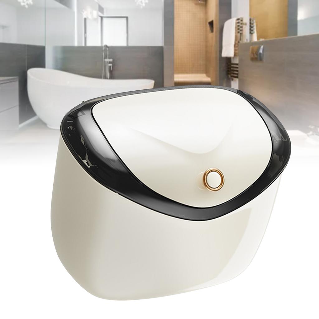 Wandmontierter Abfalleimer Multifunktioneller Mülleimer mit Deckel für Wohnzimmer Küche Badezimmer M