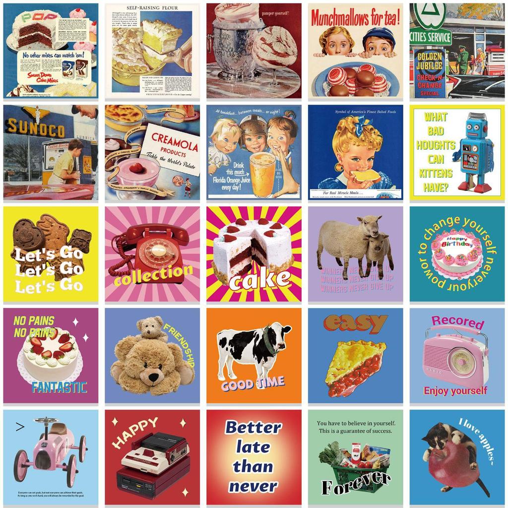 Kawaii Cat-klistremerke Søt jente-klistremerke Kawaii tegneserie prinsesse-pike-klistremerke Nydelig klistremerke for DIY dekorative utklippsbokflaske bagasje