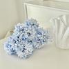Artificial Dahlia Flowers with Stem 4-Head Blooms Realistic Faux Silk Flower for Vase Wedding