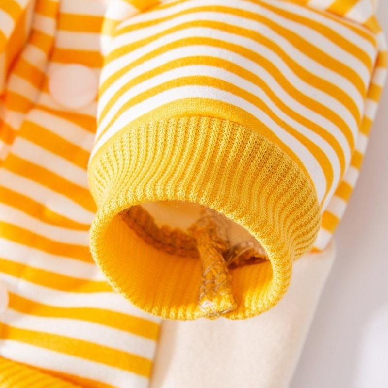 New Cute Striped Cartoon Puppy Sweater Cat Pet Clothes