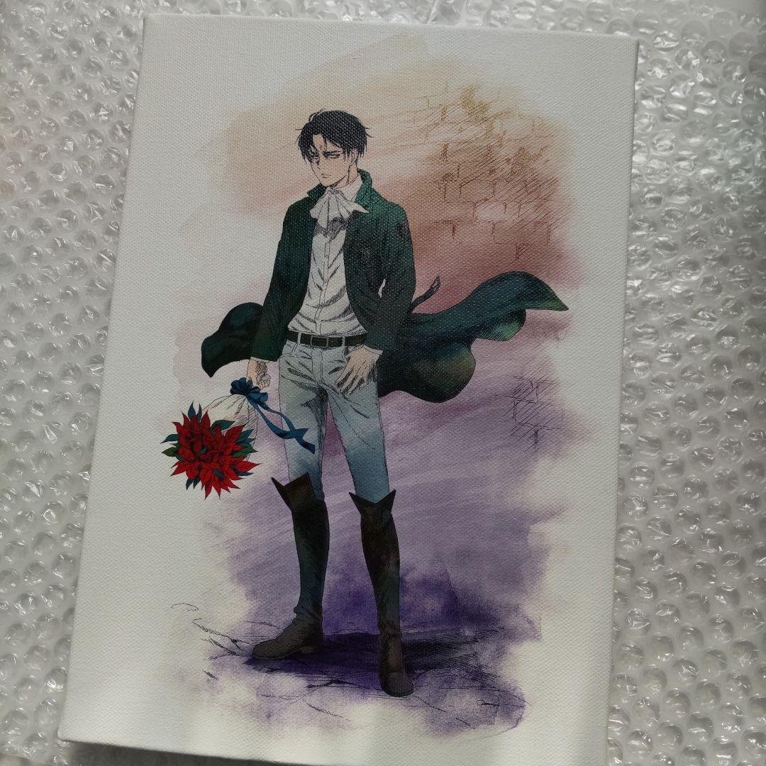 

[USED] Attack on Titan Levi Birthday Canvas Art