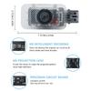 2PCS Car Door Welcome Light Projector for Volvo XC60 XC40 V60 V40 XC90 XC70 V50 S60 V70 S90 AWD S80 T6 V90 EX30 EX90 ES90 C40