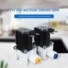 2-Point Quick Connect Water Inlet & Wastewater Combination Solenoid Valve