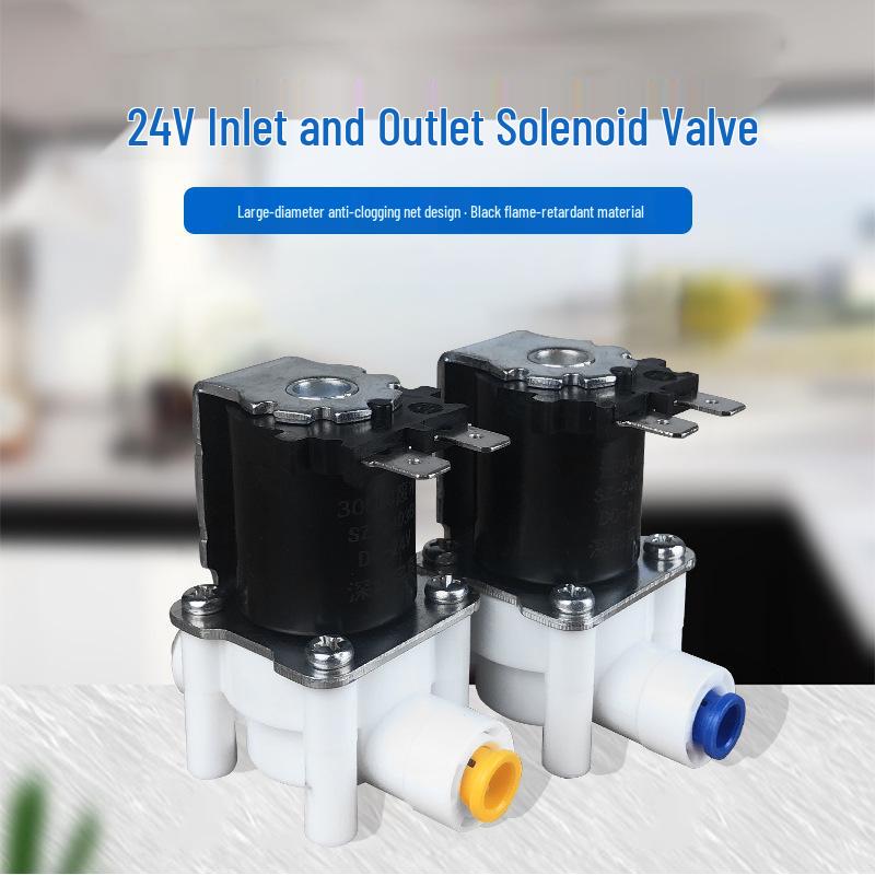 2-Point Quick Connect Water Inlet & Wastewater Combination Solenoid Valve