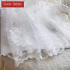 1PC Nuan Series Fresh Summer Style Floral Embroidered Sheer Curtain, Light‑Filtering Tulle for Living Room Bedroom Home Decor