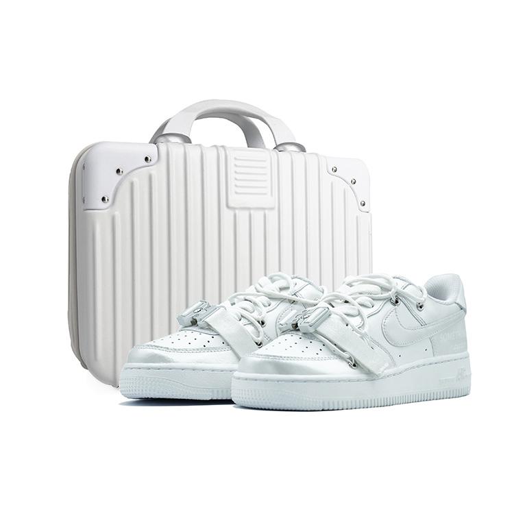

Nike Air Force 1 Skateboard Shoes Men s Low top Silver/White CW2288-111(Team6-S-BOX) 42.5