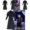 Wednesday Addams Season Two Cosplay Costume With Polyester Blazer For Halloween Parties