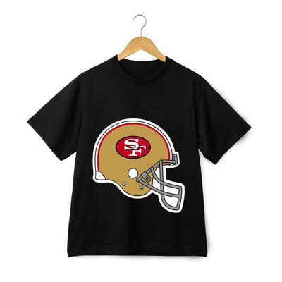 San Francisco 49ers Grafik T-Shirt Herren Damen Tees Top - NFL Football Helm Design Sport Fan Tee