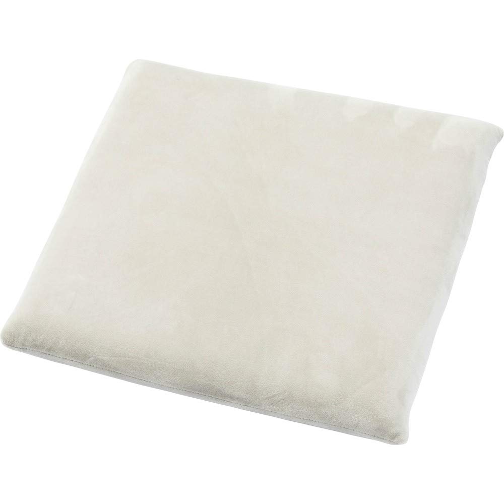 

Iris Plaza Cushion Seat Cushion Memory Foam Molded Urethane Chewy Fluffy Smooth Velor Floor Cushion Seat Cushion Home Time Telework Light Gray