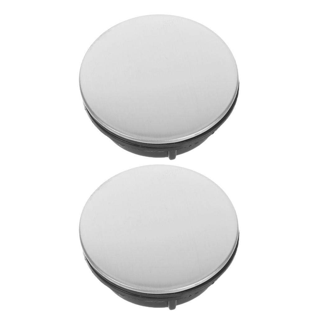 2Pcs Durable Stainless Steel Kitchen Sink Hole Cover Faucet Tap Hole Cover for Soap Dispenser Kitchen Accessories Standard Size