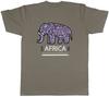 Africa Unisexs TShirt African Pattern Elephant Unisex Tee Gift