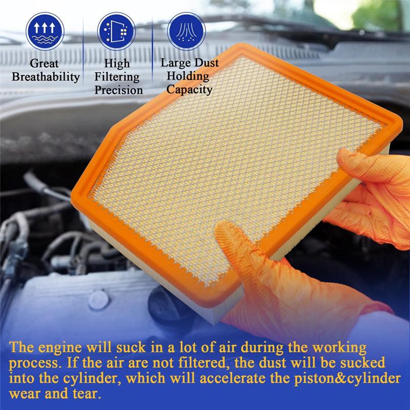 A51K-A3246C Air Filter For Chevy Silverado Suburban Tahoe/Gmc Sierra Yukon Xl/Cadillac Escalade A3246C 84121217 Af9243