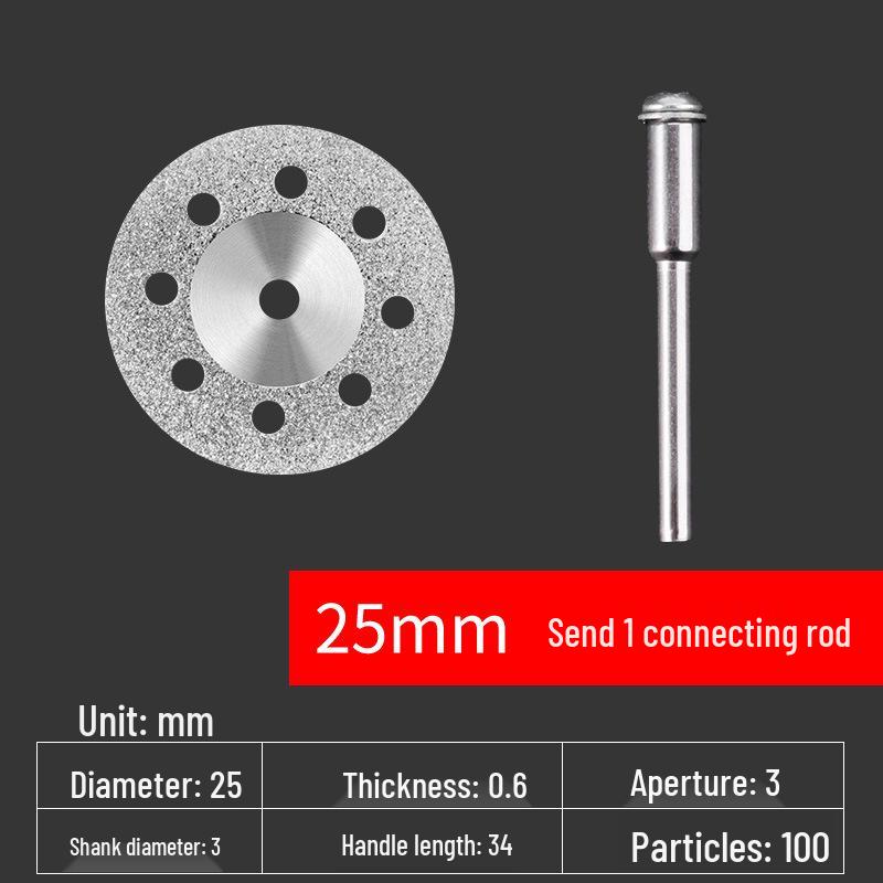Diamond Blade for Jade, Ceramic, and Glass Cutting - Toothless Saw for Grout Cleaning and Gap Filling with Electric Grinder