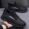 Foreign Trade New Hollow Breathable Men's Shoes Mesh Fashion Casual Sports Shoes Outdoor Student Running Shoes