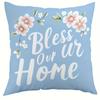 Flower Basket Pattern Home Decor Pillowcase Bedroom Living Room Sofa Decoration Polyester Cushion Cover With Zipper
