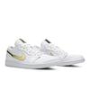Air Wmns Air Jordan 1 Retro Low Vit Metallisk Guld CZ4776-100