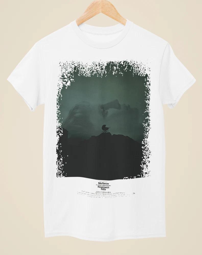 Rosemarys Baby Movie Poster Inspired Unisex White TShirt S