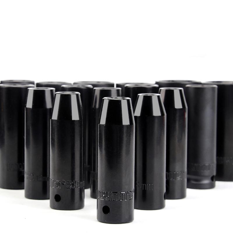 1/2" Inch Drive Deep Impact Sockets Air Pneumatic Socket Wrench Head 8-20mm Standard Car Auto Truck Repair Tool