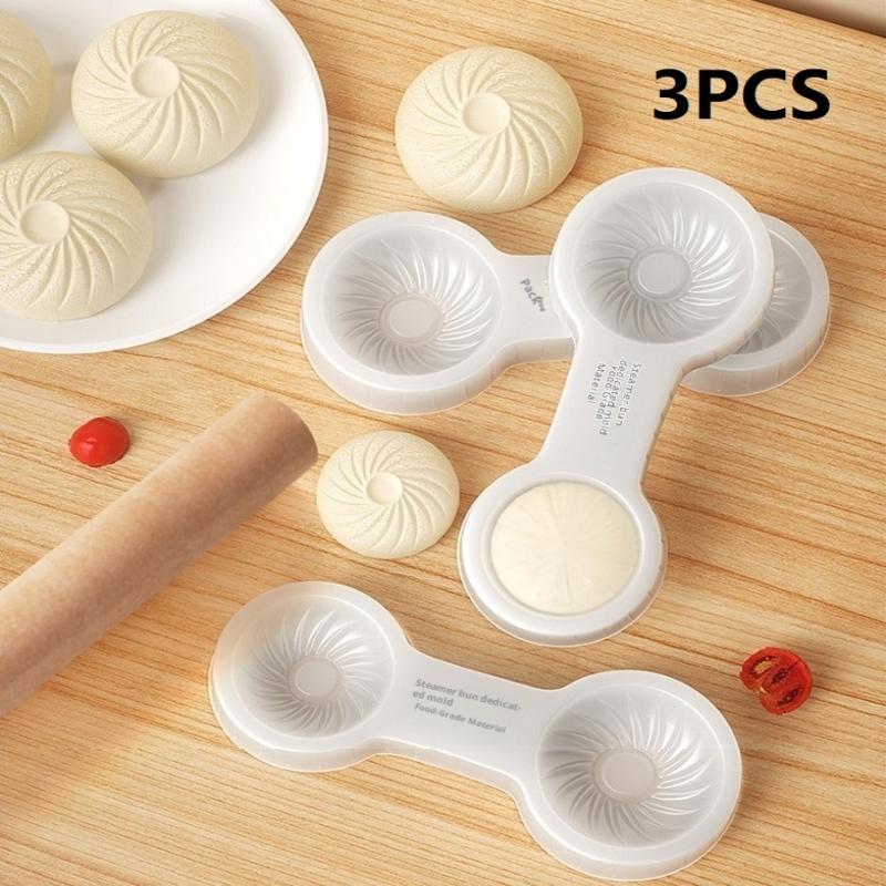 1/2/3 szt. Ręcznie robiona forma do baozi narzędzie kuchenne do pieczenia chińskich buł na parze ciasta chlebowego ciasta ciasta przybory do gotowania artykuły gospodarstwa domowego