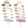 Adjustable Cotton Baby Fisherman Hat Sun Protection Breathable Cartoon Fruit Floral Print for 1-3 Years